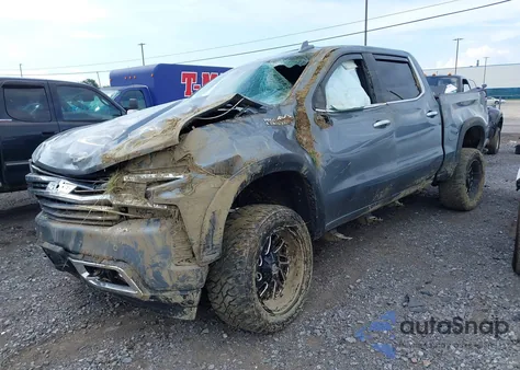 2019 Chevrolet Silverado 1500 High Country из США, поврежденный, VIN 1GCUYHED1KZ401768